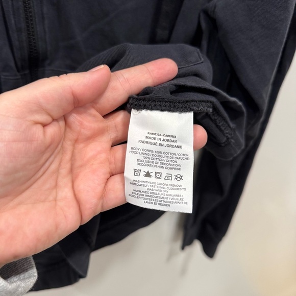 Nike Sportswear Full Zip Club Hoodie Black Lightweight Small - Picture 6 of 7